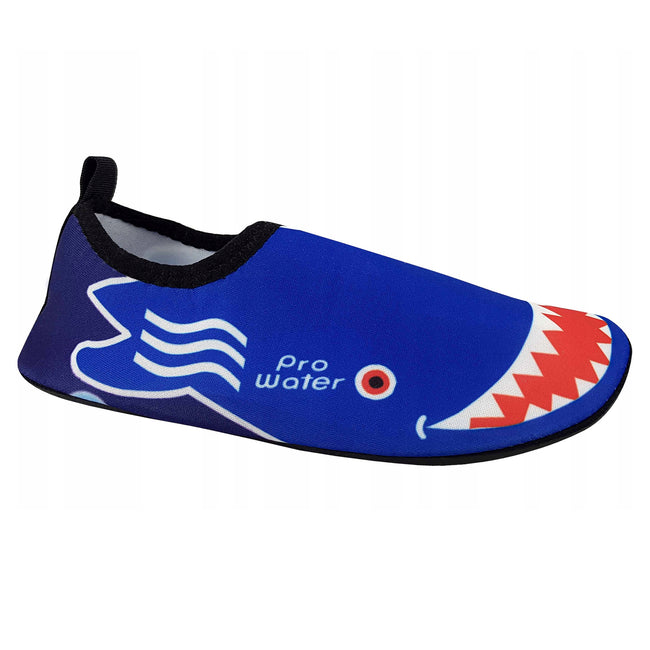 Blue - Back - ProWater Childrens-Kids PRO-23-34 Water Shoes