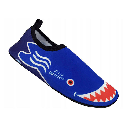 Blue - Front - ProWater Childrens-Kids PRO-23-34 Water Shoes