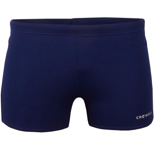Navy Blue - Front - Crowell Mens Luca Swim Shorts