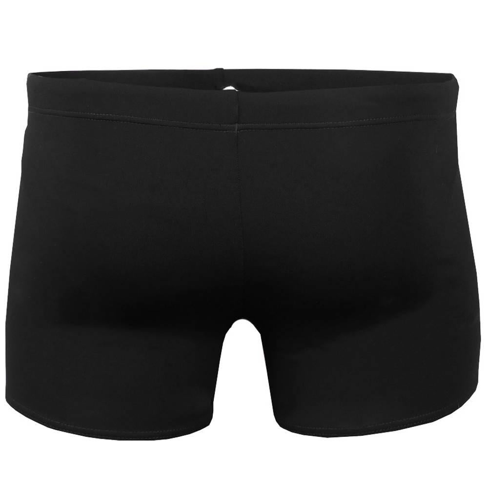 Black - Back - Crowell Mens Luca Swim Shorts