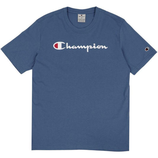 Blue - Front - Champion Mens Short-Sleeved T-Shirt