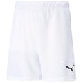 White - Front - Puma Childrens-Kids TeamRISE Shorts