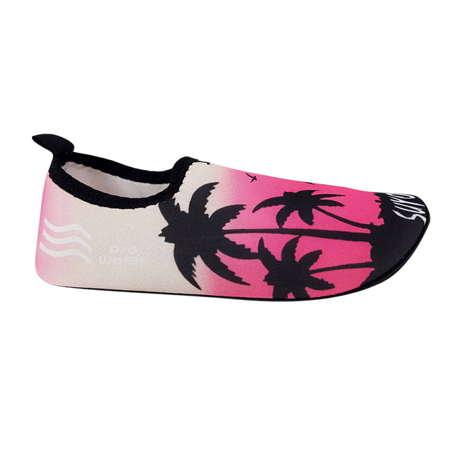 Pink - Side - ProWater Childrens-Kids PRO-23-34 Water Shoes