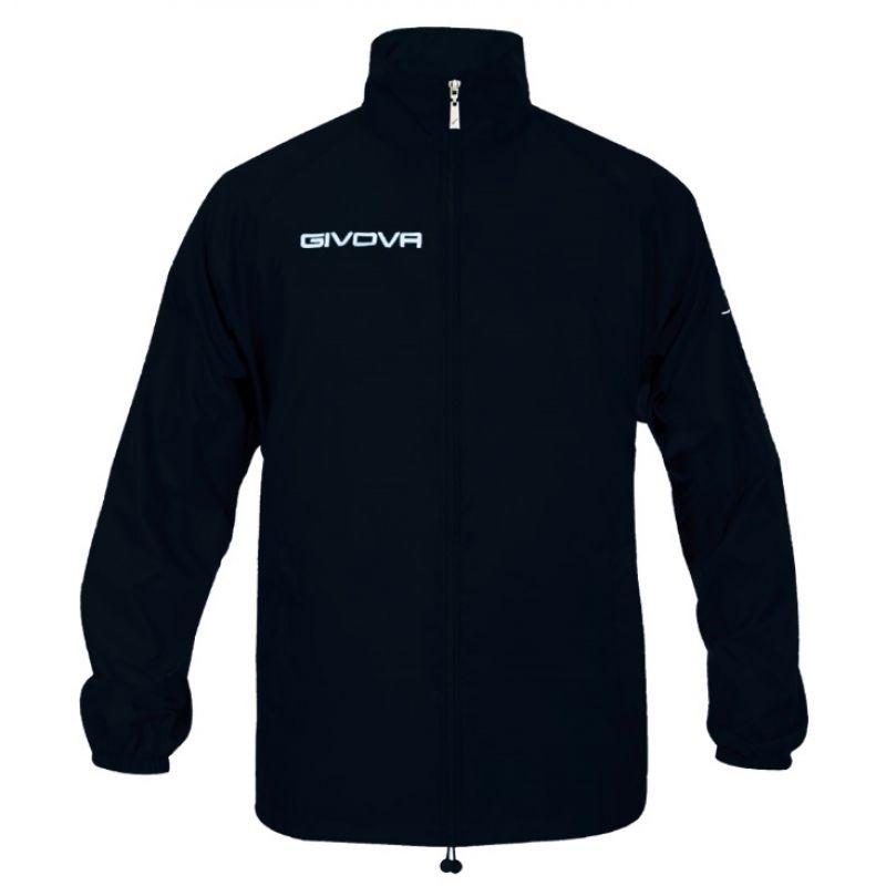 Black - Front - Givova Mens Basico Waterproof Jacket