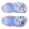 Blue-Pink - Lifestyle - Coqui Childrens-Kids Little Frog Game Over Clogs