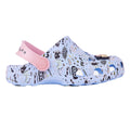 Blue-Pink - Side - Coqui Childrens-Kids Little Frog Game Over Clogs