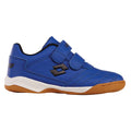 Blue - Front - Lotto Childrens-Kids Packer Ecological Leather Trainers