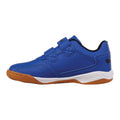 Blue - Side - Lotto Childrens-Kids Packer Ecological Leather Trainers