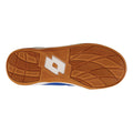 Blue - Pack Shot - Lotto Childrens-Kids Packer Ecological Leather Trainers