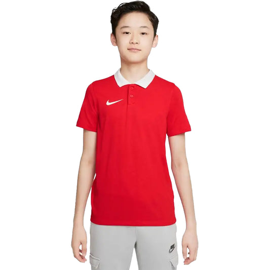 Red - Front - Nike Boys Park 20 Polo Shirt