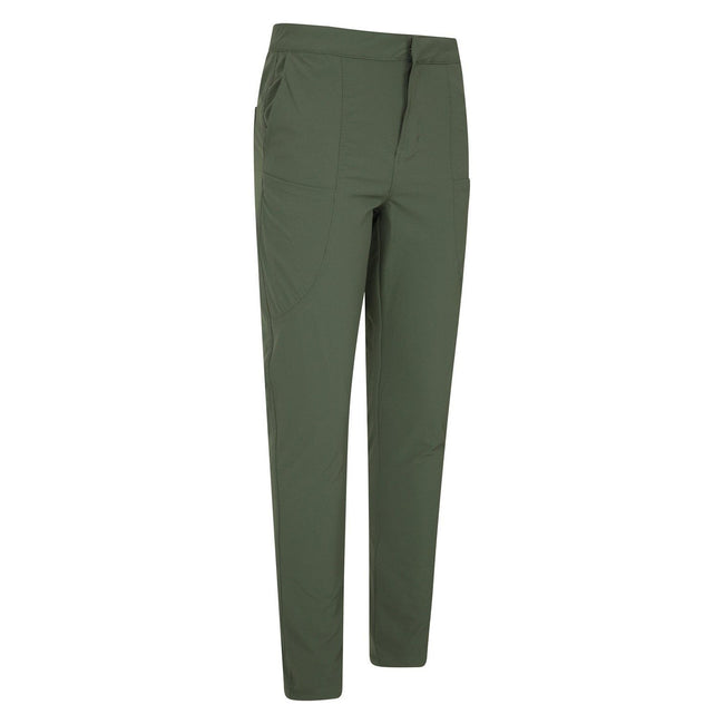 Green - Side - Mountain Warehouse Womens-Ladies Kesugi Stretch Slim Trousers