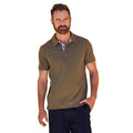 Green - Pack Shot - Mountain Warehouse Mens Hasst II Organic Polo Shirt