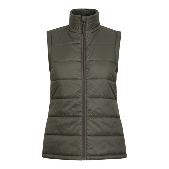 Khaki Green - Front - Mountain Warehouse Womens-Ladies Essentials Padded Gilet