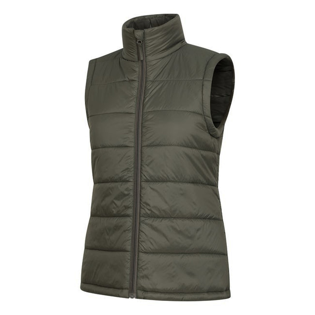 Khaki Green - Side - Mountain Warehouse Womens-Ladies Essentials Padded Gilet