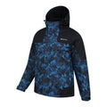 Blue-Black - Lifestyle - Mountain Warehouse Mens Shadow II Printed Ski Jacket