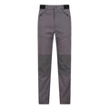 Grey - Front - Mountain Warehouse Mens Jungle Hiking Trousers