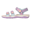 Purple - Lifestyle - Mountain Warehouse Childrens-Kids 3 Touch Fastening Strap Sandals