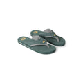 Green - Front - Animal Mens Jekyl Recycled Flip Flops