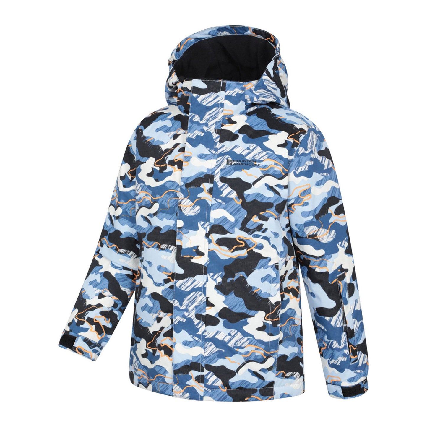 Pale Blue - Lifestyle - Mountain Warehouse Childrens-Kids Mogal Geometric Ski Jacket