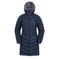 Navy - Front - Mountain Warehouse Womens-Ladies Florence Long Padded Jacket
