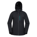 Jet Black - Front - Mountain Warehouse Womens-Ladies Rainforest II Extreme Waterproof Jacket