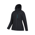 Jet Black - Lifestyle - Mountain Warehouse Womens-Ladies Rainforest II Extreme Waterproof Jacket