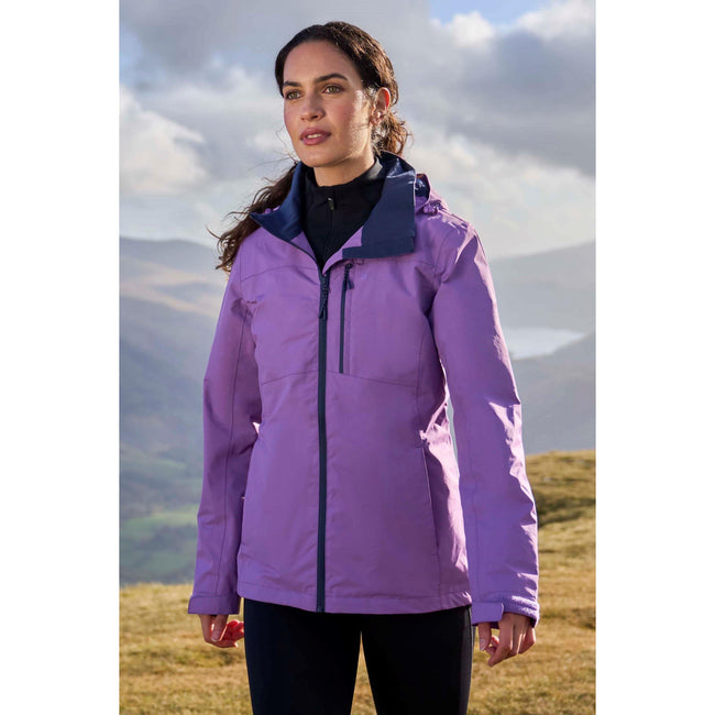 Lilac - Front - Mountain Warehouse Womens-Ladies Rainforest II Extreme Waterproof Jacket