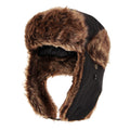 Charcoal - Side - Mountain Warehouse Unisex Adult Furry Bomber Hat
