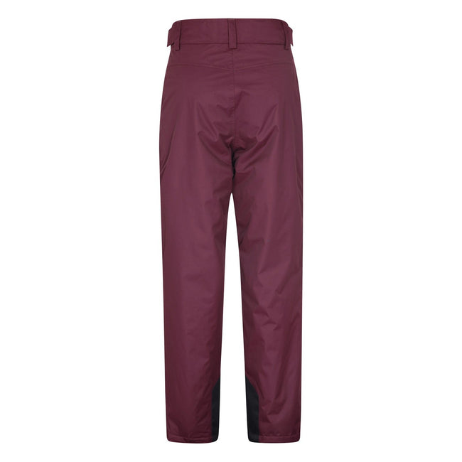 Burgundy - Back - Mountain Warehouse Mens Gravity Ski Trousers