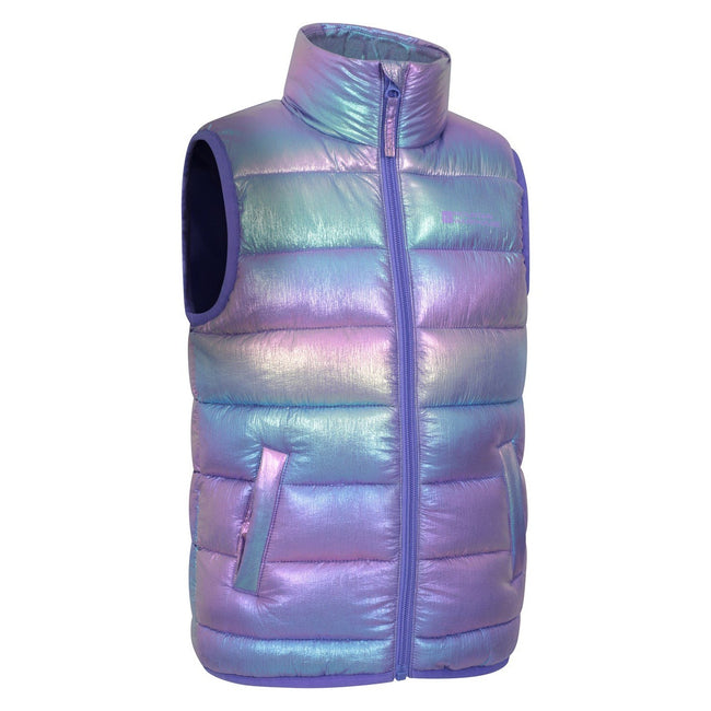 Blue - Lifestyle - Mountain Warehouse Childrens-Kids Rocko Plain Padded Gilet