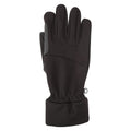 Black - Front - Mountain Warehouse Womens-Ladies Softshell Touch Gloves