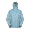 Light Teal - Front - Mountain Warehouse Womens-Ladies Swerve Packaway Waterproof Jacket