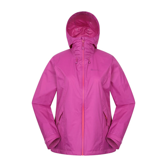 Bright Pink - Front - Mountain Warehouse Womens-Ladies Swerve Packaway Waterproof Jacket