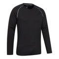 Jet Black - Back - Mountain Warehouse Mens Endurance Long-Sleeved T-Shirt