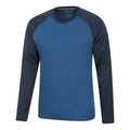 Cobalt - Back - Mountain Warehouse Mens Endurance Long-Sleeved T-Shirt