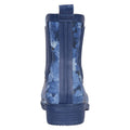 Dark Blue - Back - Mountain Warehouse Womens-Ladies Floral Rubber Wellington Boots