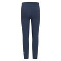 Navy - Back - Mountain Warehouse Girls Flick Flack Soft Touch Leggings
