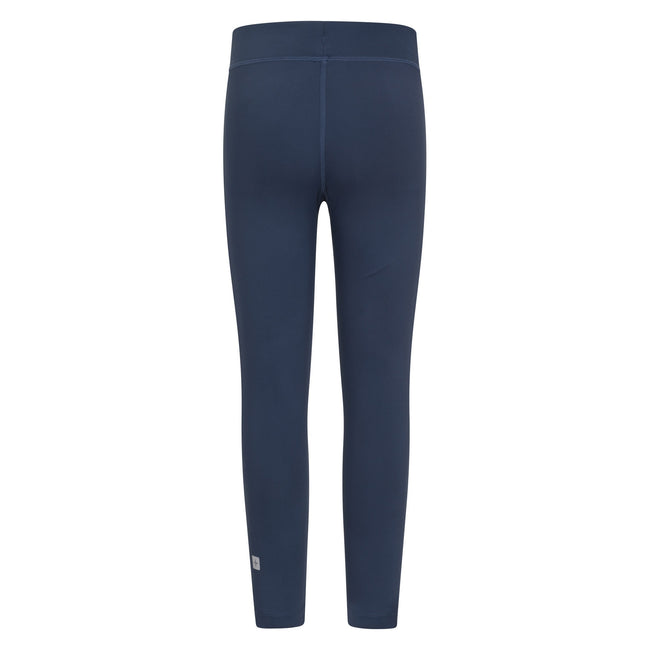 Navy - Back - Mountain Warehouse Girls Flick Flack Soft Touch Leggings