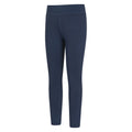 Navy - Side - Mountain Warehouse Girls Flick Flack Soft Touch Leggings