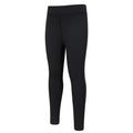 Black - Side - Mountain Warehouse Girls Flick Flack Soft Touch Leggings