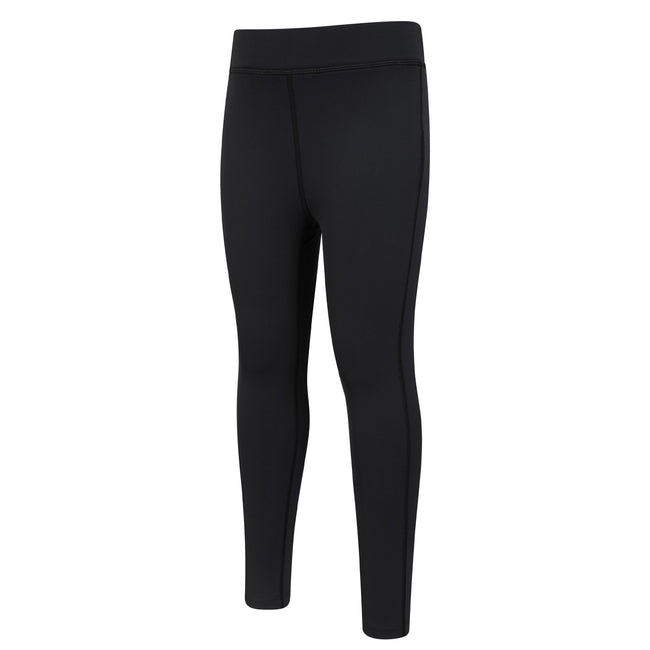 Black - Side - Mountain Warehouse Girls Flick Flack Soft Touch Leggings