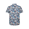 Blue - Back - Mountain Warehouse Mens Tropical Short-Sleeved Shirt