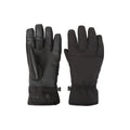 Black - Side - Mountain Warehouse Womens-Ladies Hurricane Extreme Windproof Gloves