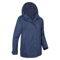 Navy - Side - Mountain Warehouse Womens-Ladies Fell 3 in 1 Water Resistant Jacket