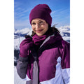 Dark Purple - Front - Mountain Warehouse Womens-Ladies Snow Accessories Set