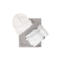 Off White - Front - Mountain Warehouse Womens-Ladies Snow Accessories Set