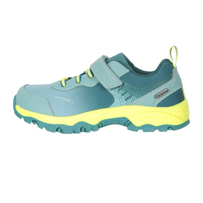 Green - Lifestyle - Mountain Warehouse Childrens-Kids Active Softshell Waterproof Walking Shoes