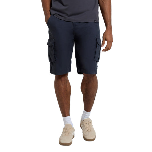 Navy - Front - Animal Mens Haze Organic Cargo Shorts