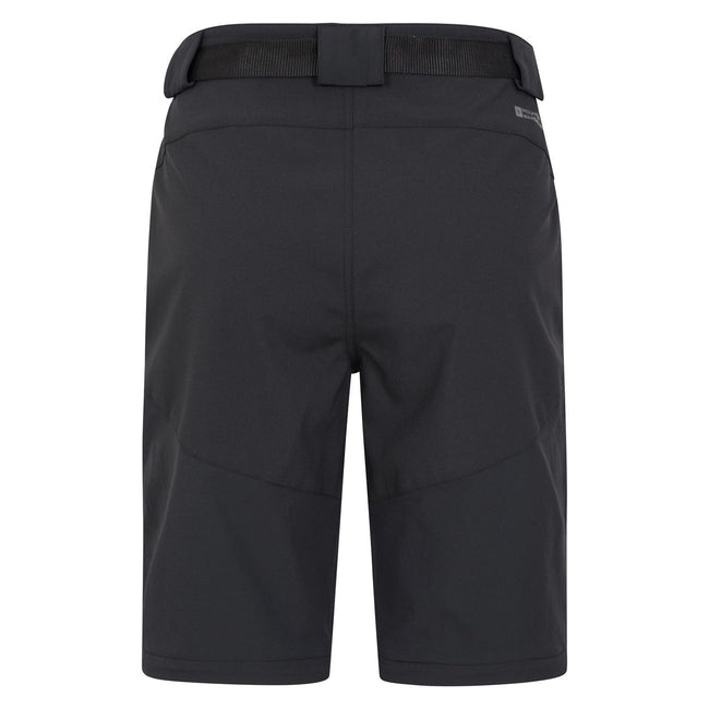 Black - Close up - Mountain Warehouse Mens Forest Convertible Hiking Trousers