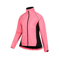 Bright Pink - Side - Mountain Warehouse Womens-Ladies Adrenaline II Iso-Viz Waterproof Jacket